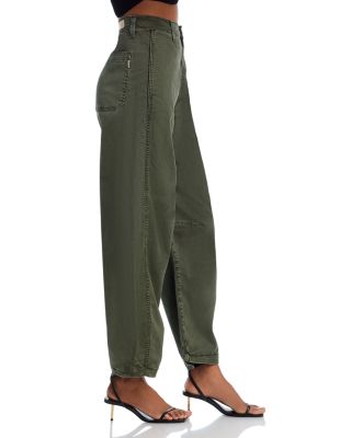 High Rise Barrel Leg Pants