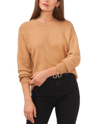 1.STATE - Long Sleeved Crossback Crewneck Sweater