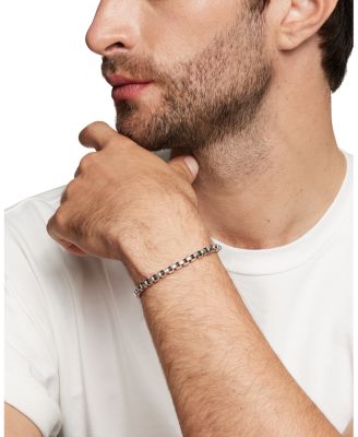 Men&#39;s Large Box Chain Bracelet, 5mm