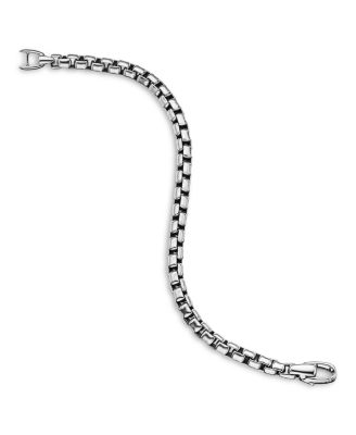 Men&#39;s Large Box Chain Bracelet, 5mm