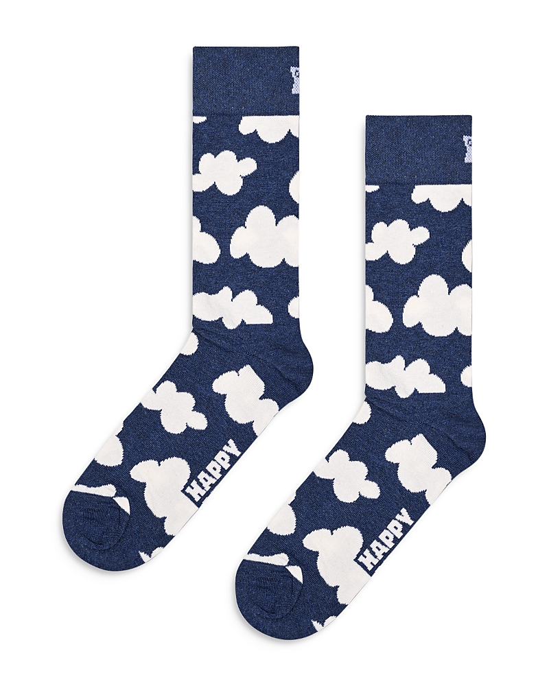 Happy Socks P000039 Cloudy Sock In Navy