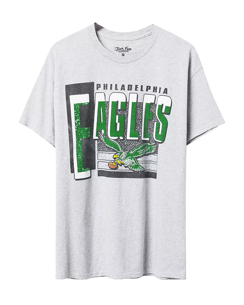 Junk Food Clothing Unisex Nfl Philadelphia Eagles Complete Tee