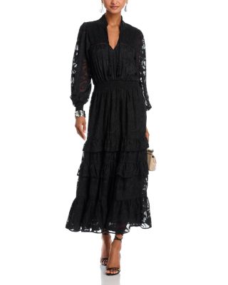 AQUA - Lace Tiered Dress - Exclusive