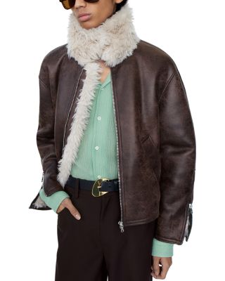Sefr Asante Faux Fur Aviator Jacket | Bloomingdale's