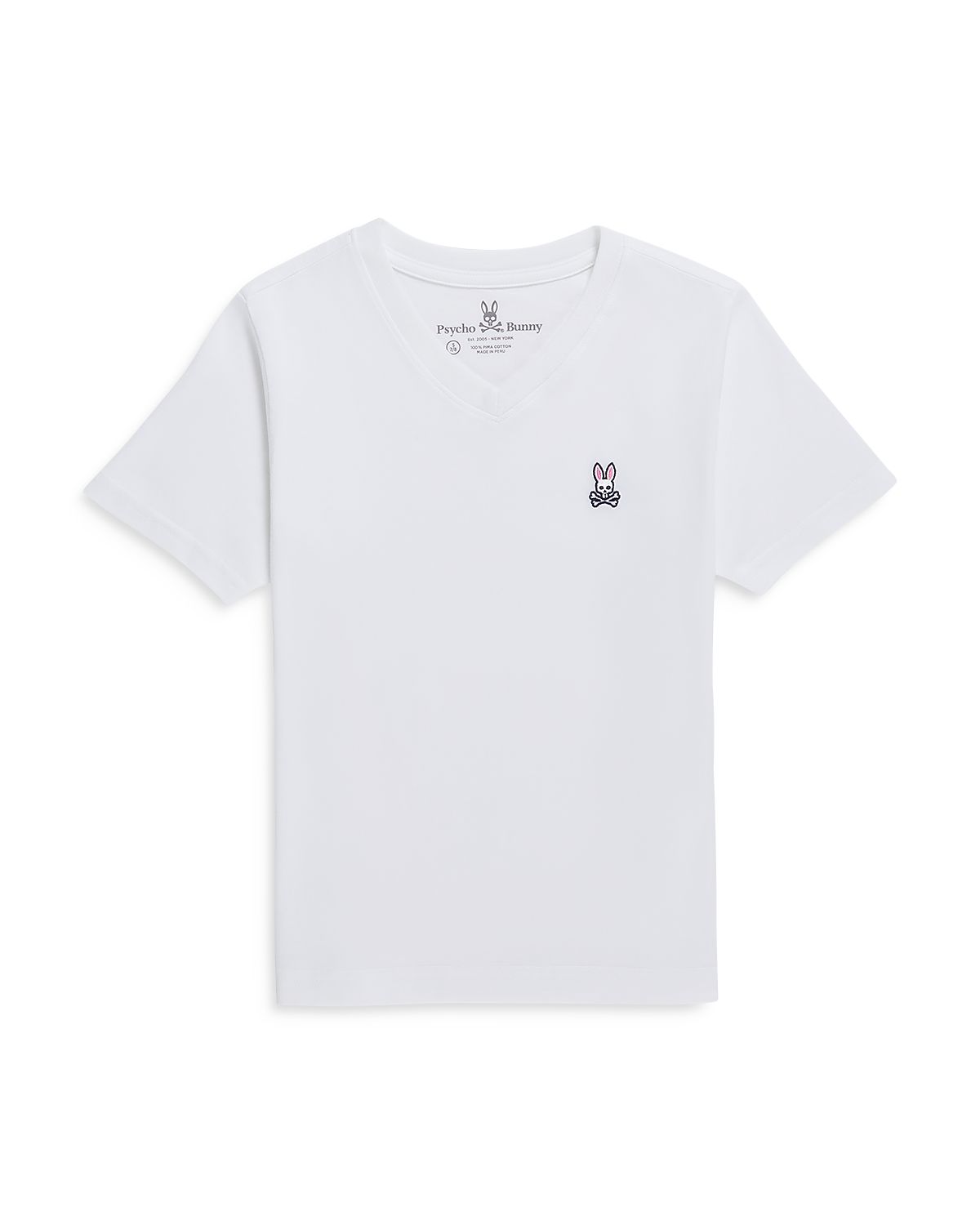 Psycho Bunny Boys' V Neck Logo Tee - Little Kid, Big Kid