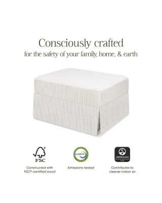 Crawford Gliding Ottoman | Water Repellent & Stain Resistant