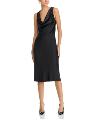 BOSS - Dawida Cowl Neck Midi Slip Dress