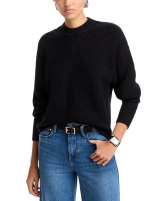 Majestic Filatures - Wool Ribbed Crewneck Sweater