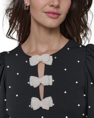 Bow Detail Sheath Dress