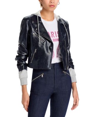 Cinq à Sept - Evie Layered Look Moto Jacket