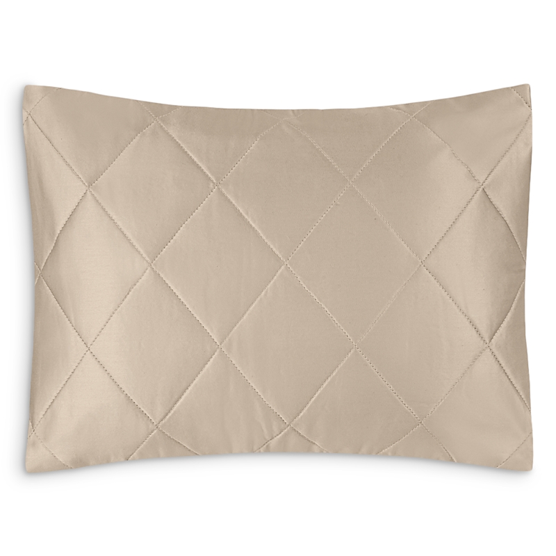 Matouk Nocturne Quilt Boudoir Sham In Khaki