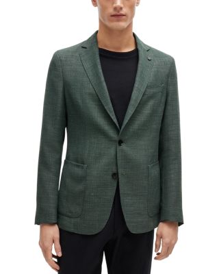 BOSS - Hanry Stretch Hopsack Unstructured Slim Fit Sport Coat