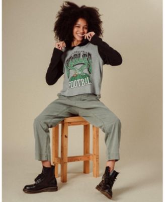  Women&#39;s NFL Philadelphia Eagles Block Crop Hoodie