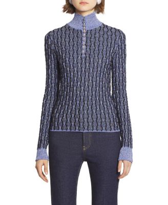 Lanvin Lurex Jacquard Top
