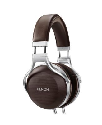 Denon - AH-D5200 Over-Ear Headphones (Zebrawood)