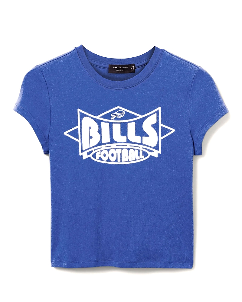 Junk Food Clothing Women's Nfl Buffalo Bills Baby Tee In Liberty