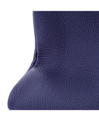 Kelly 28 Handbag Blue Togo with Gold Hardware