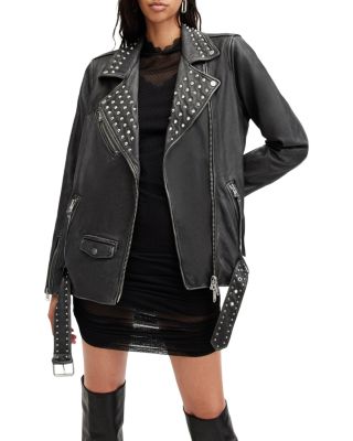 ALLSAINTS - Billie Conical Leather Biker Jacket