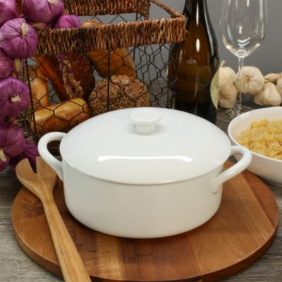 Taos Round 72 oz. Covered Casserole Dish with Handles