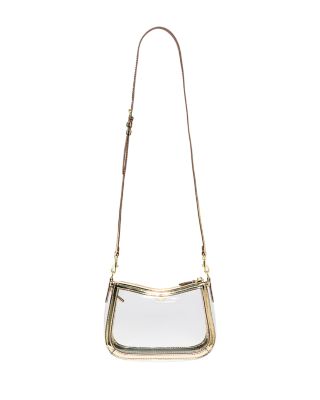 Clear Snap Mini Crossbody Bag