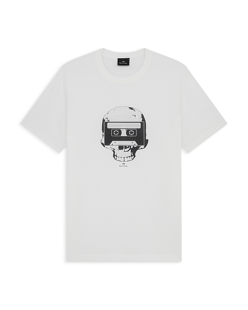 Ps Paul Smith Tape Skull Graphic Tee