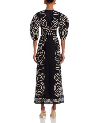 Gaia Linen Cutout Dress