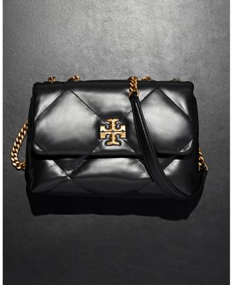 Kira Diamond Quilted Leather Convertible Shoulder Bag