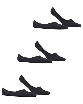 Step Cotton Blend Solid Medium Cut No Show Socks, Pack of 3