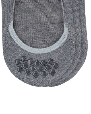 Step Cotton Blend Solid High Cut No Show Socks, Pack of 3