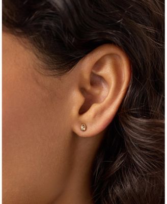 Gold Stud Earrings - Gold Mini Teardrop Studs