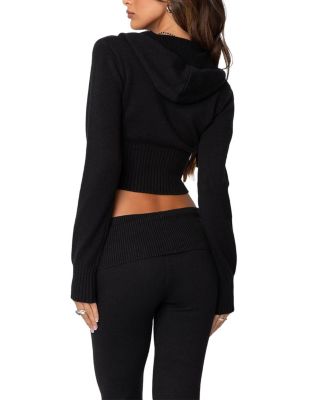 Desiree Knitted Hooded Cardigan