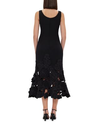 Emily Appliqu&eacute; Midi Dress