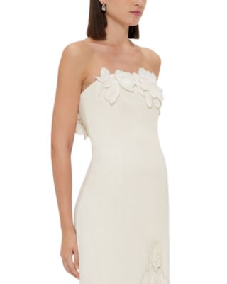 Rayna Crepe Strapless Dress