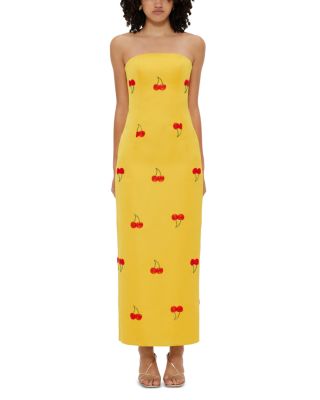 LEO LIN Rayna Embellished Bustier Maxi Dress | Bloomingdale's