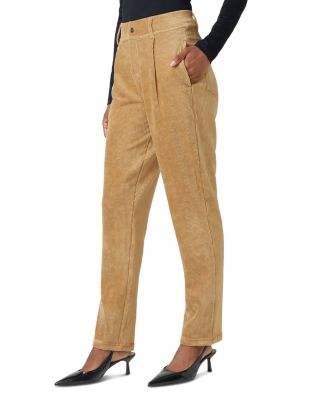 Pleated Corduroy Pants