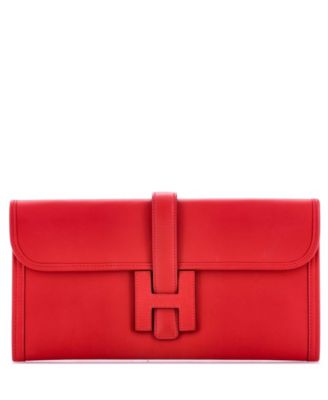 Pre-Owned Hermes 29 Jige Elan Clutch Swift