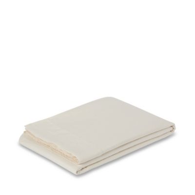 Linen Blend Flat Sheet, Twin