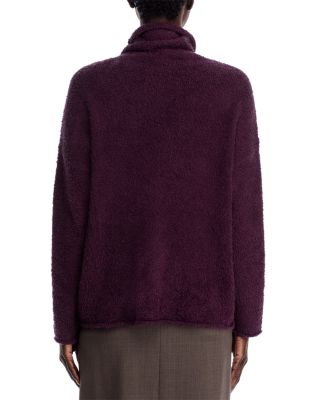 Fuzzy Turtleneck Sweater