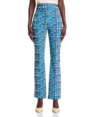 Printed High Rise Flared Pants