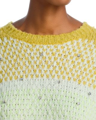 Caspar Rhinestone Sweater