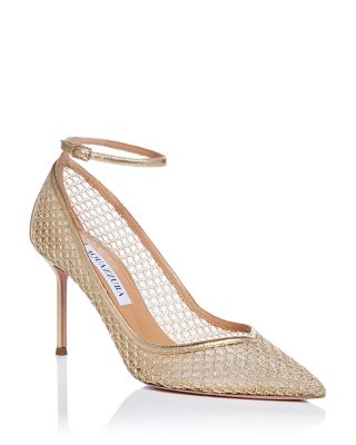 Aquazzura - Women's Asha 85 Mesh Pumps
