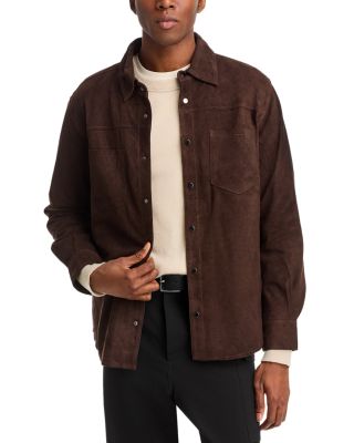 BLANKNYC - Regular Fit Leather Shirt Jacket