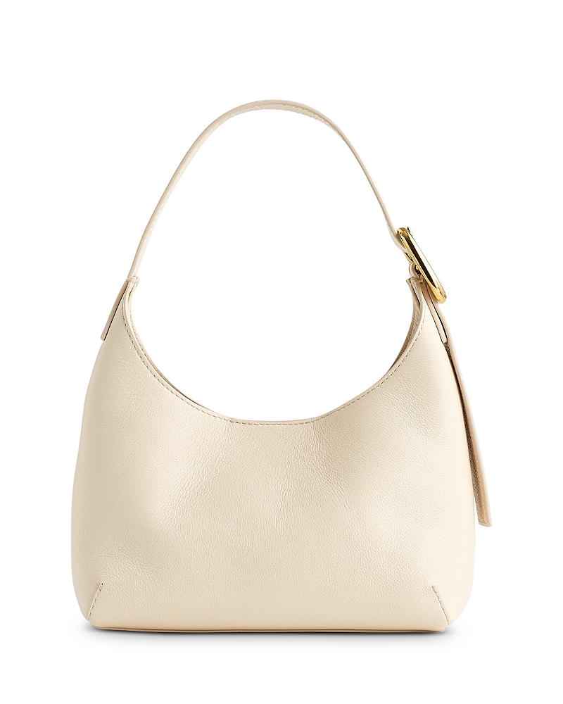 Madewell Puffy Buckle Shoulder Bag In Ecru