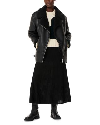 Graphic Intarsia Wool Blend Crewneck Knit Sweater