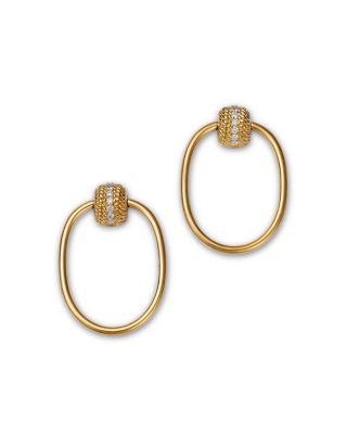 Roberto Coin 18K Rose Gold Diamond Opera Earrings, 0.22 ct. t. w.