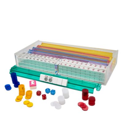 Lucite Mahjong Set