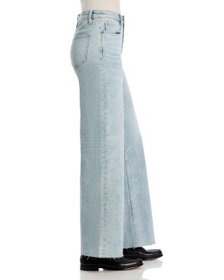 High Rise Wide Leg Jeans in Light Wash - Exclusive
