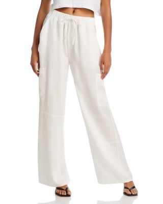 AQUA - Chambray Cargo Pants - Exclusive