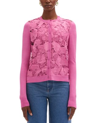 Guipure Lace Front Cardigan 