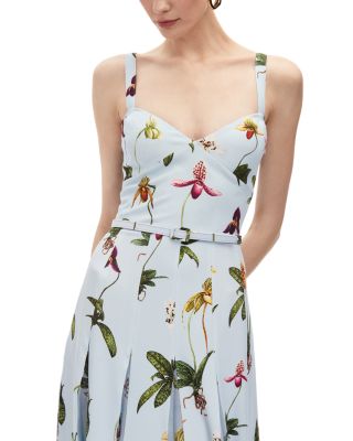 Orchid Chiffon Pleated Maxi Dress